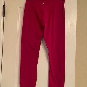 lululemon athletica Red Leggings - Align 23”